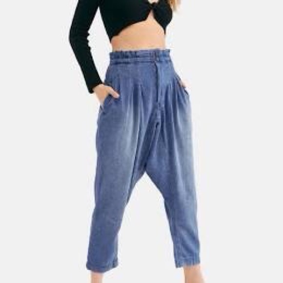 high rise harem pants